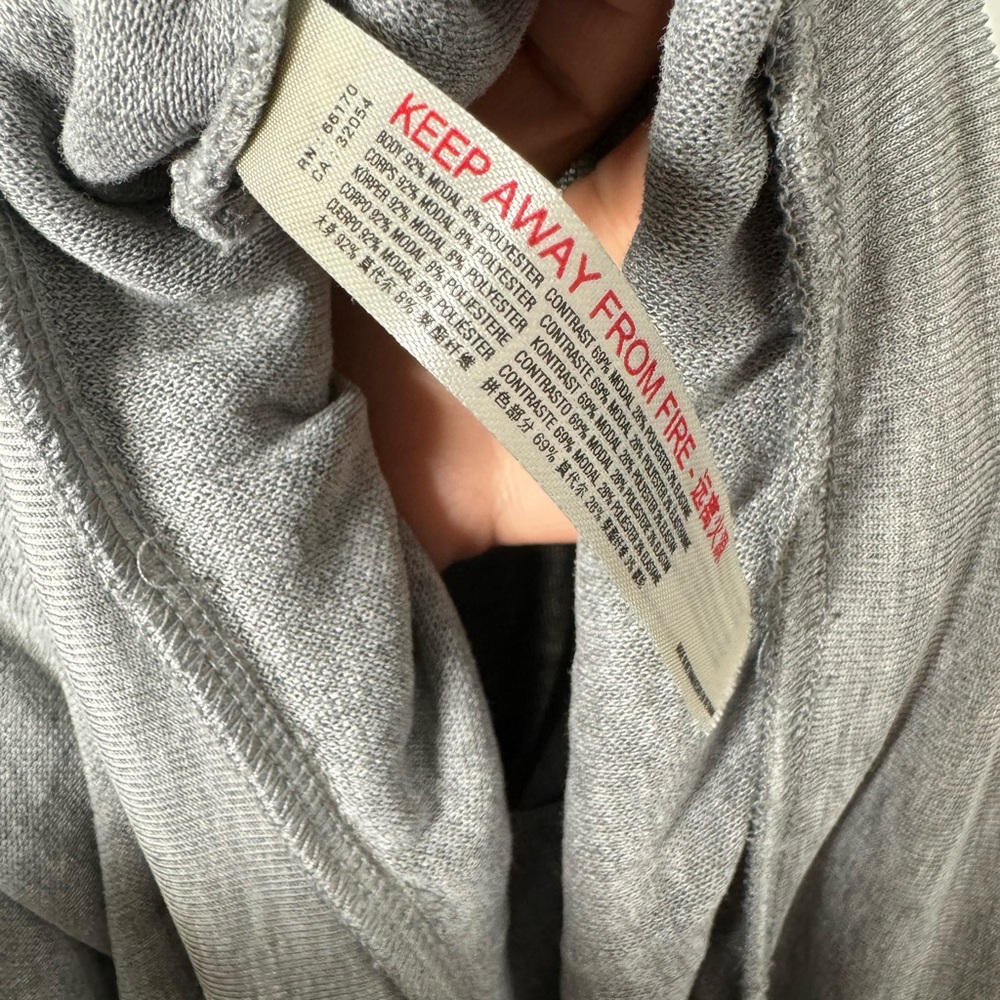 Free People Gray Hoodie Sweatshirt - Picture 5 of 8